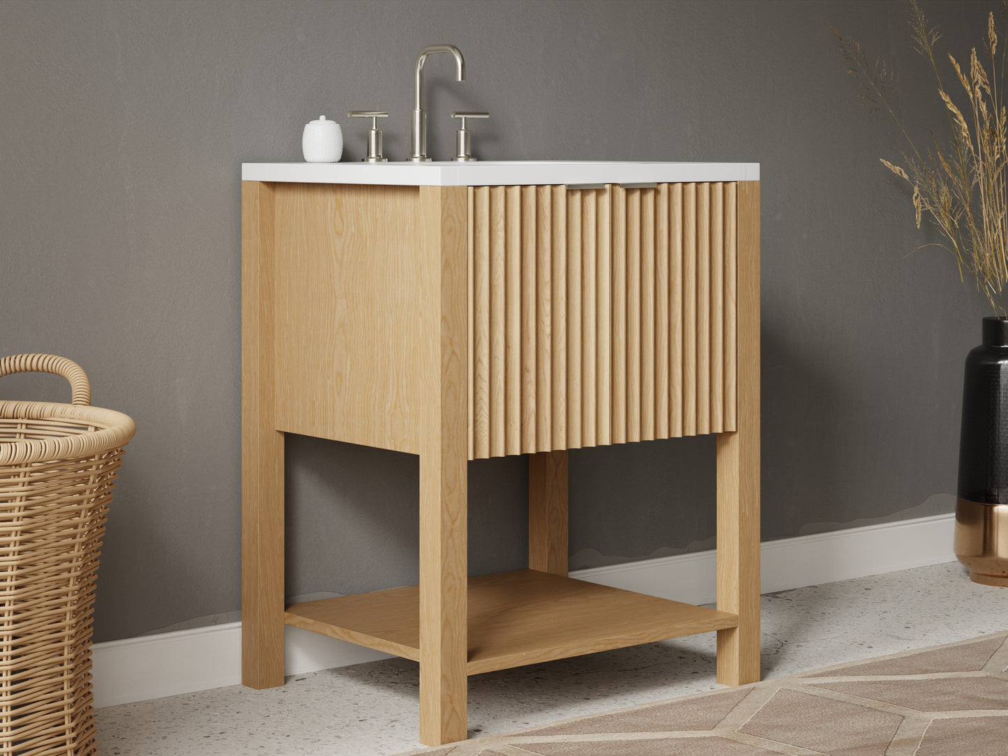 fluted - white_oak - side