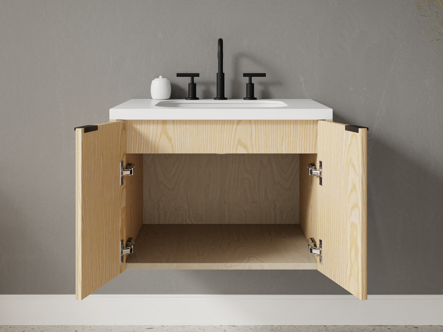 reeded - ash - open