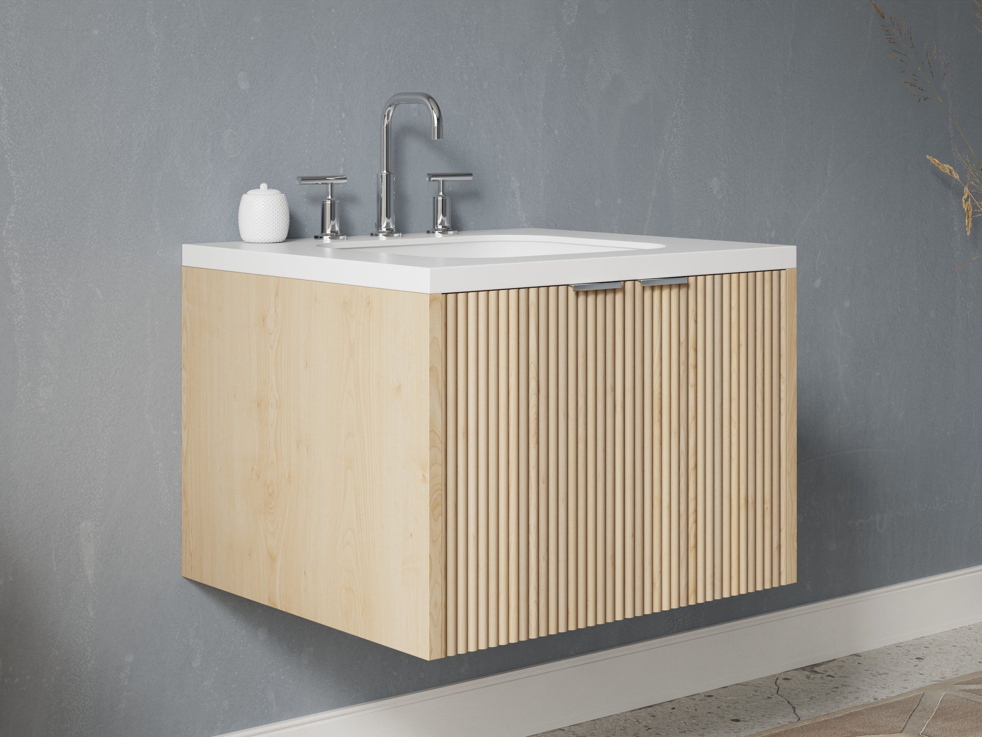reeded - maple - side