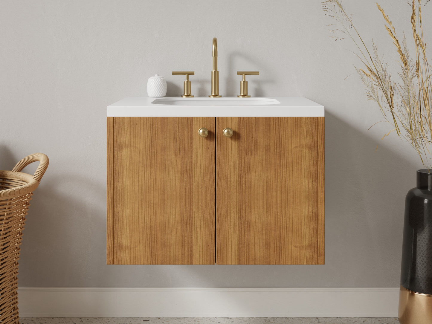 standard - teak - front