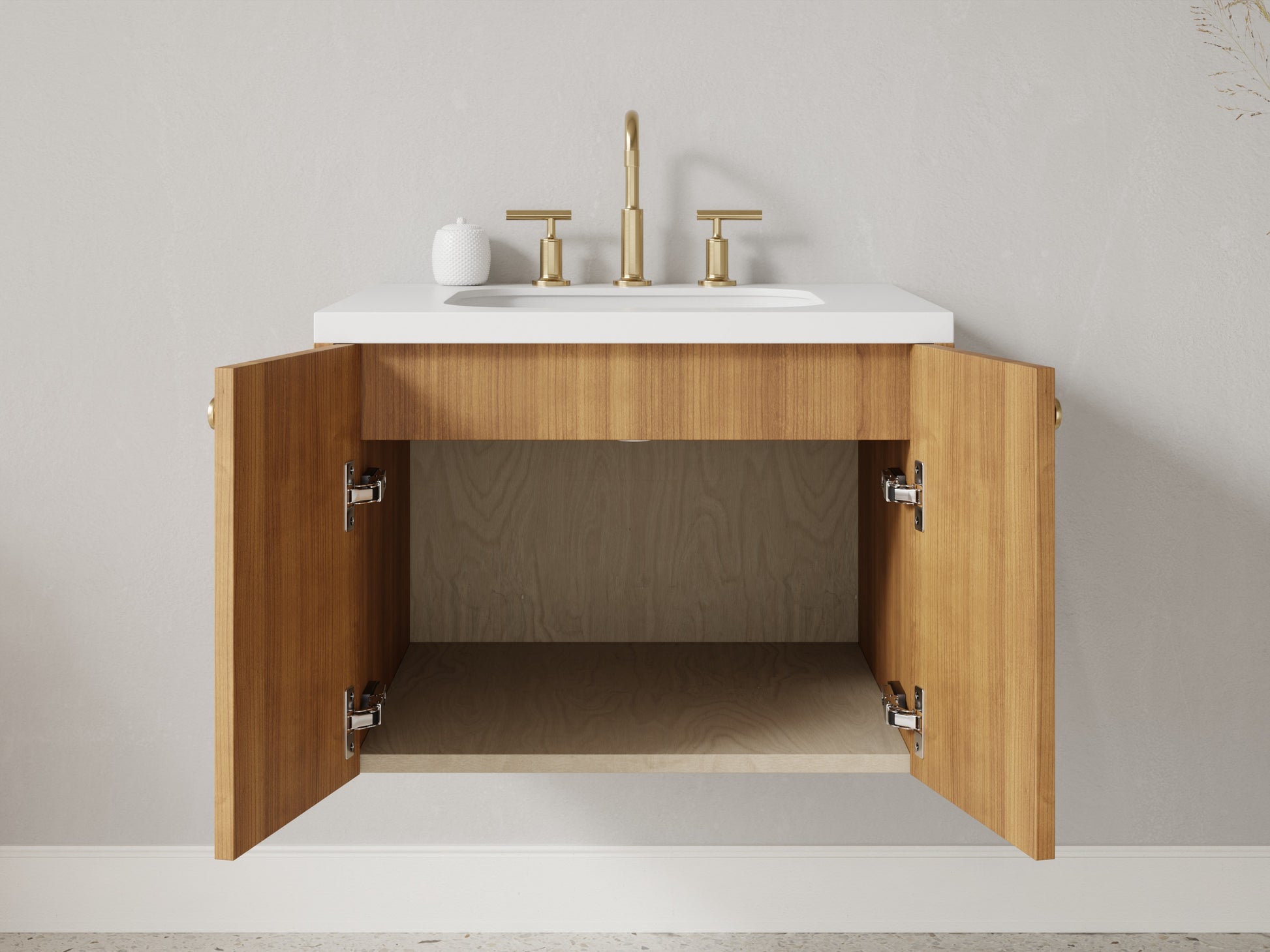 standard - teak - open