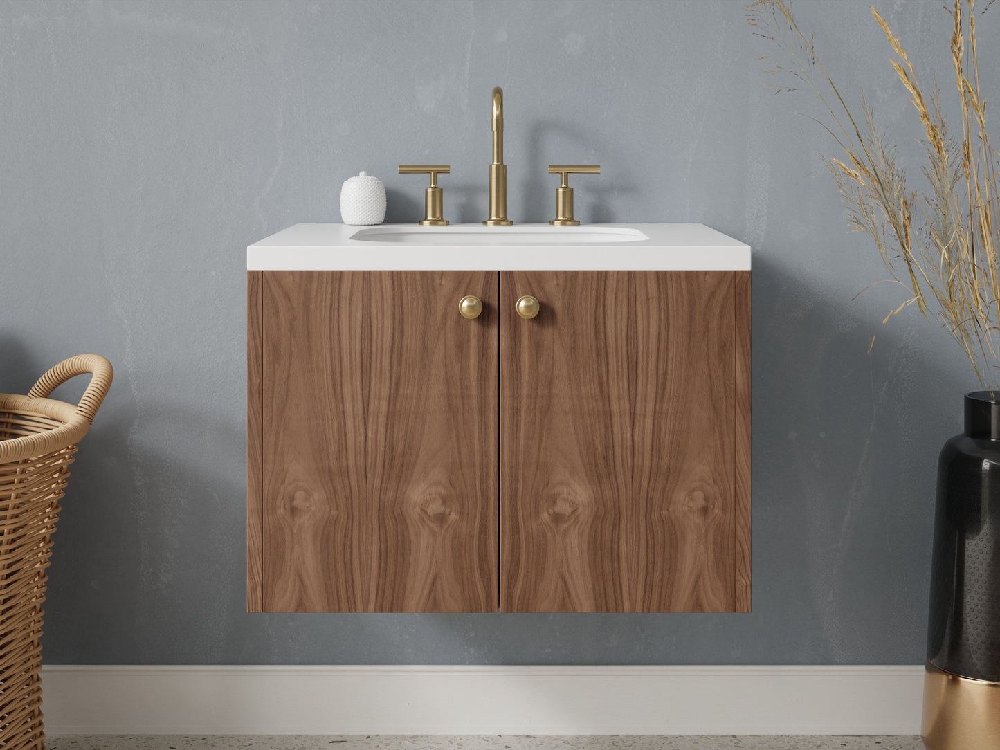 standard - walnut - front