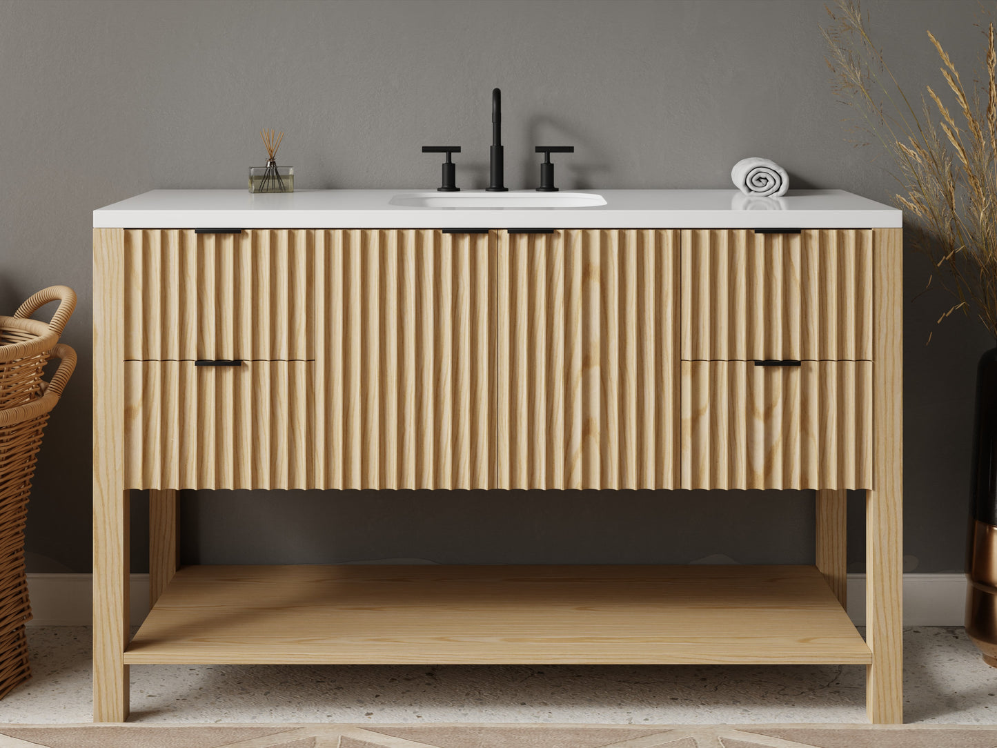 fluted - ash - front