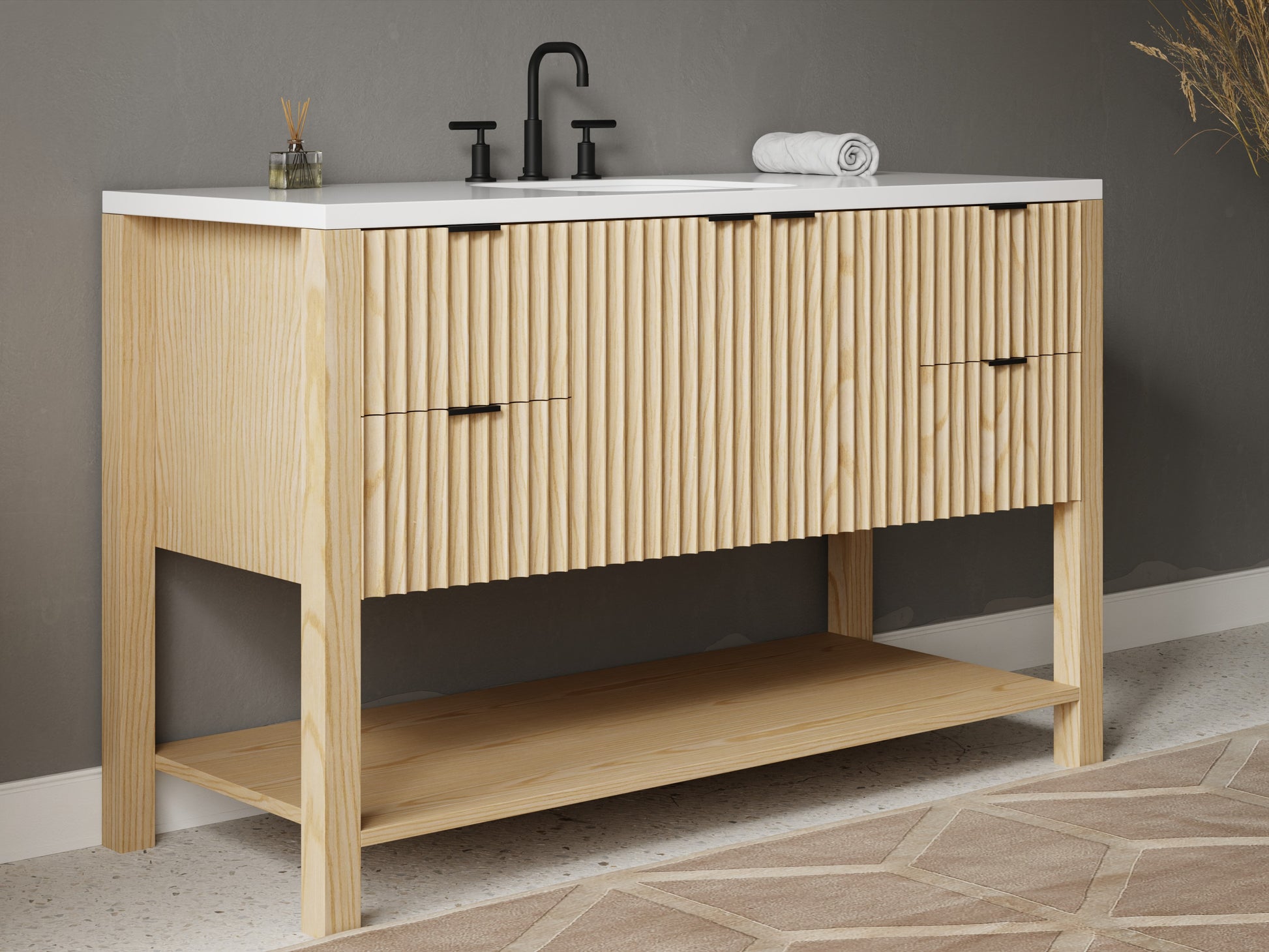 fluted - ash - side