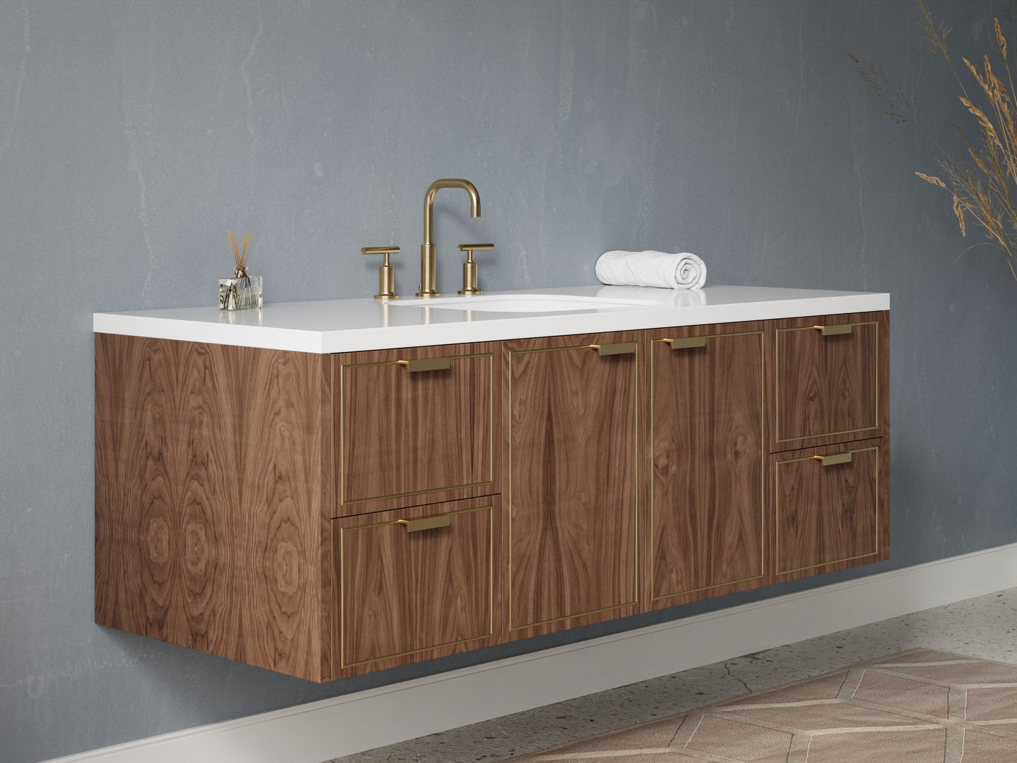 brass_inlay - walnut - side