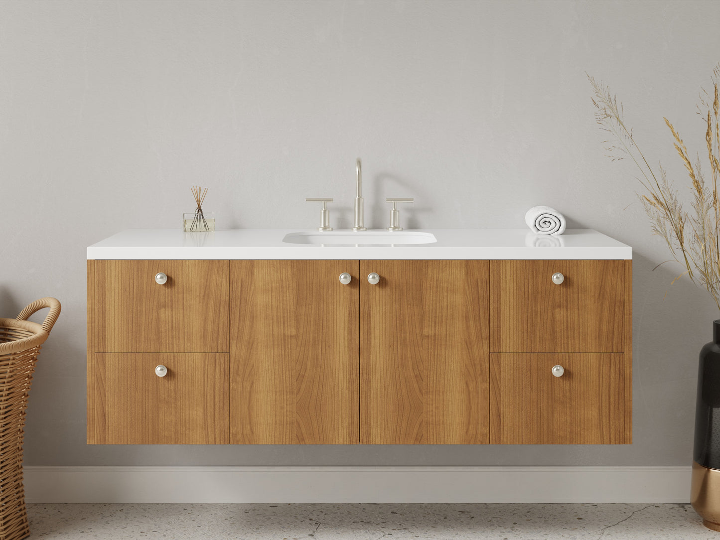 standard - teak - front