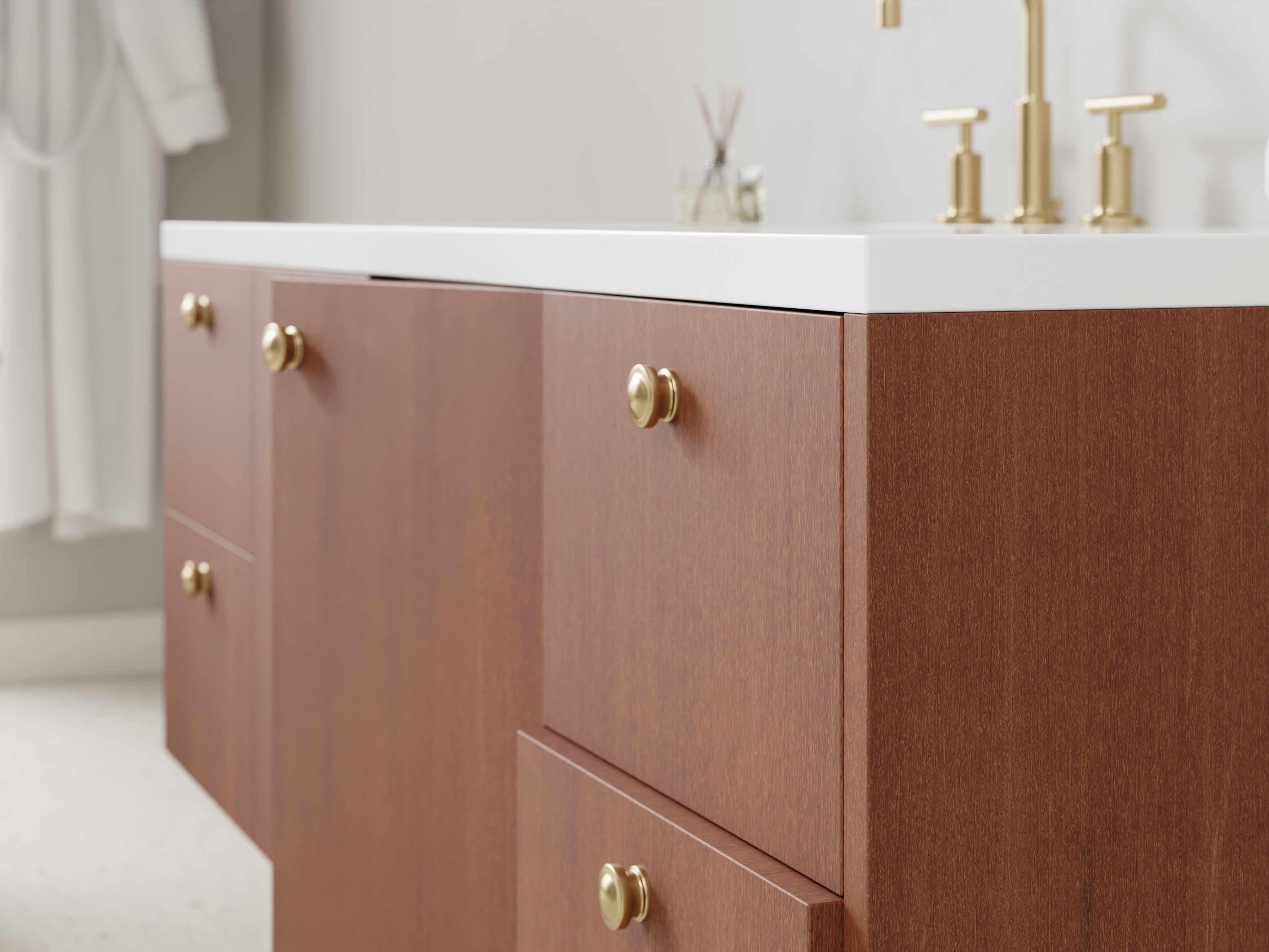 standard - mahogany - closeup