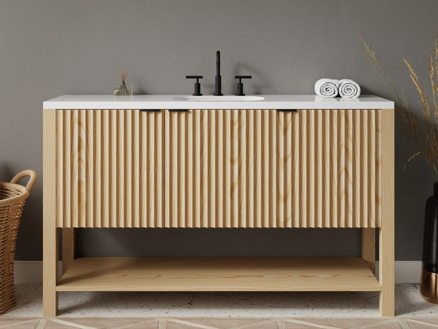 fluted - ash - front