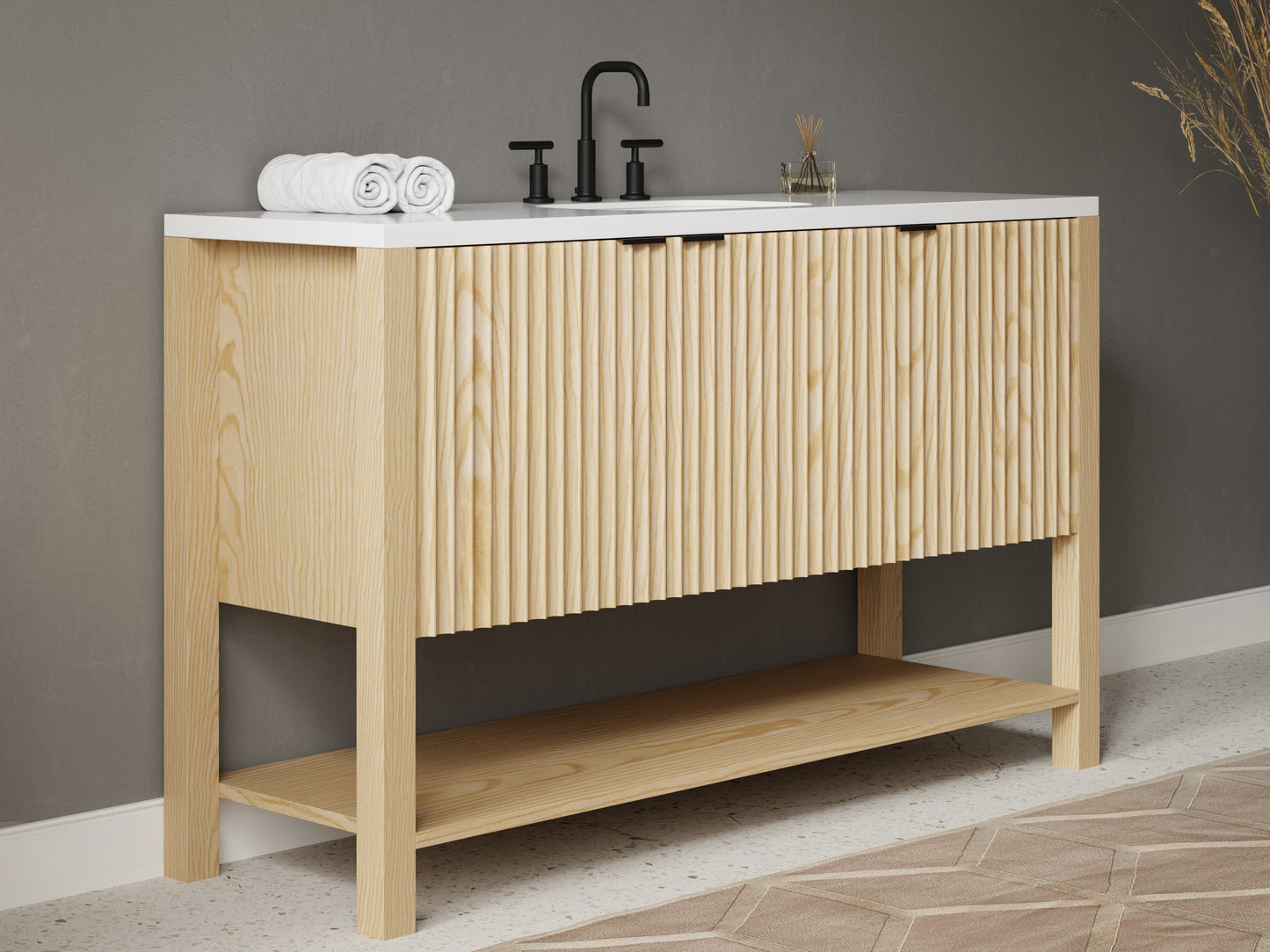 fluted - ash - side