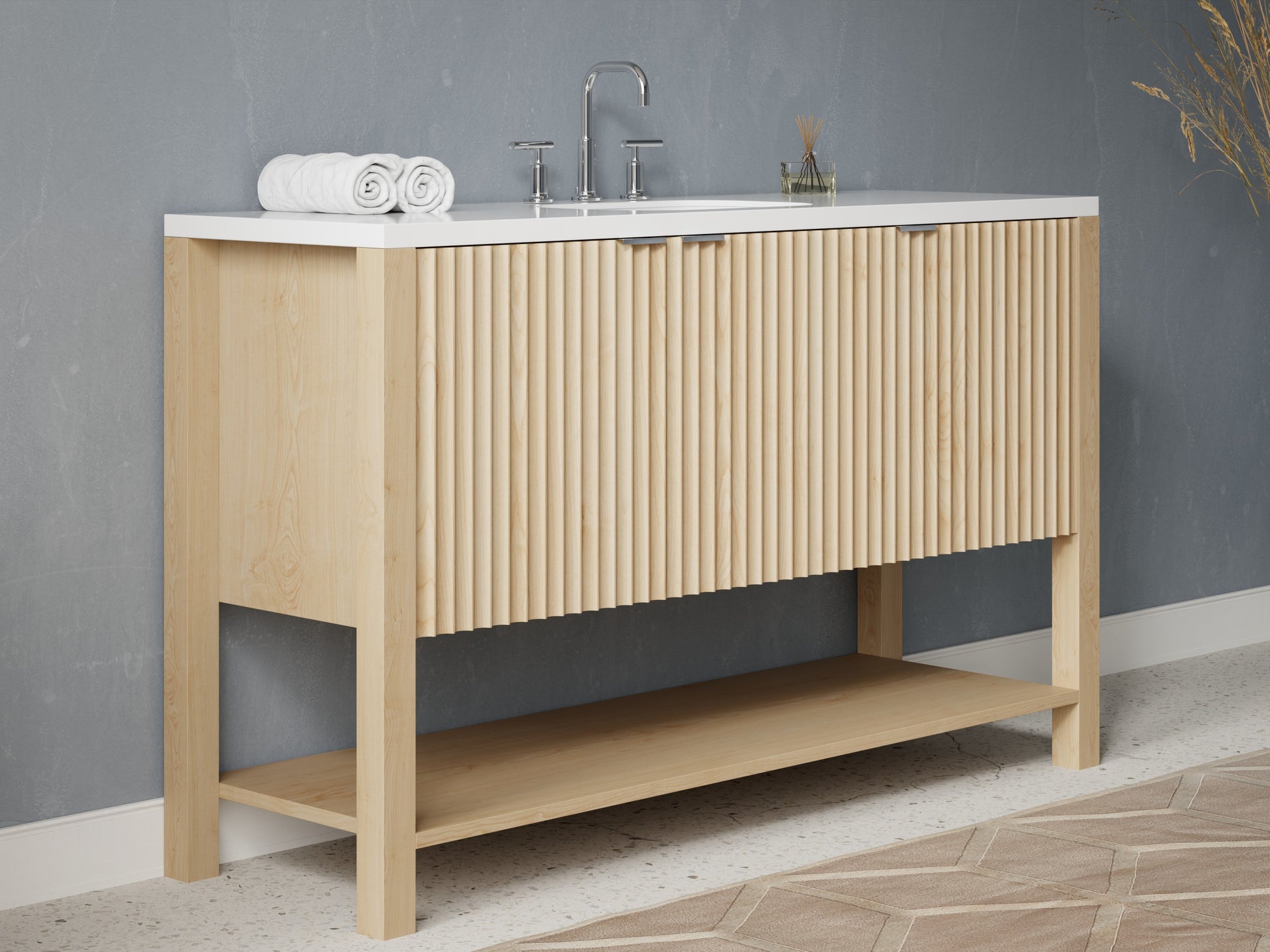 fluted - maple - side