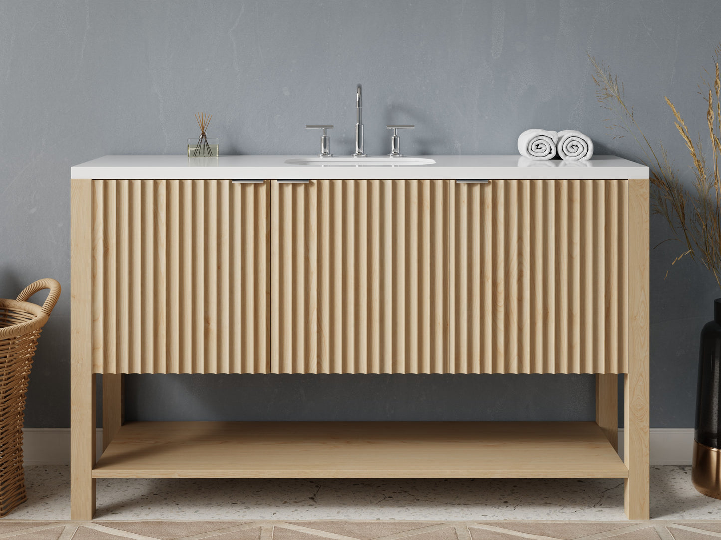 fluted - maple - front