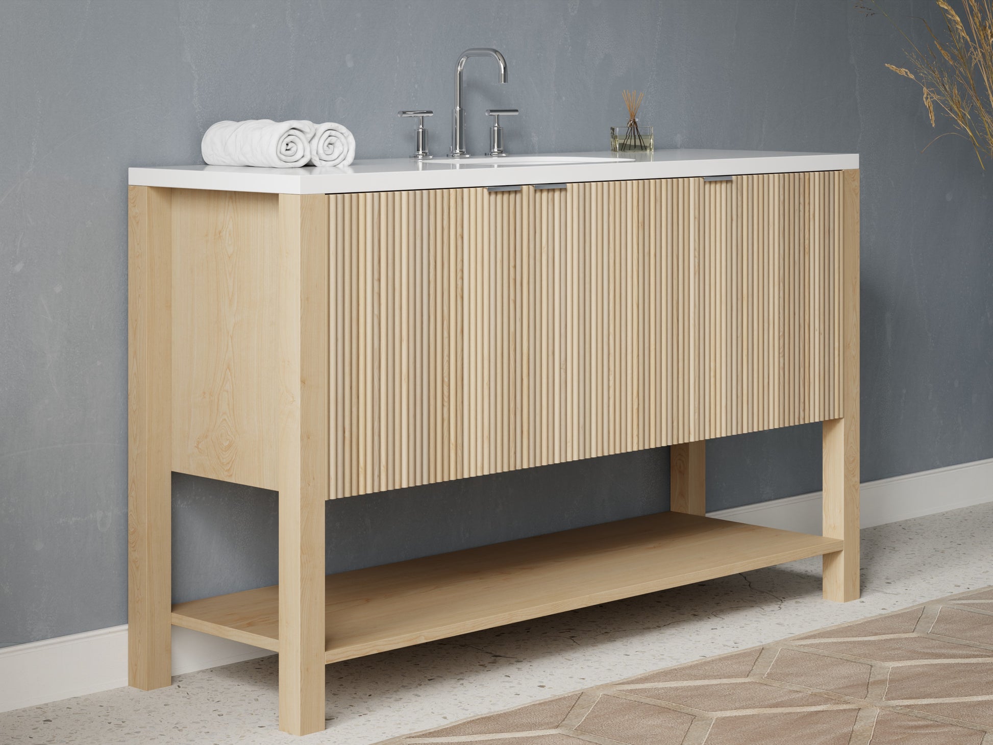 reeded - maple - side