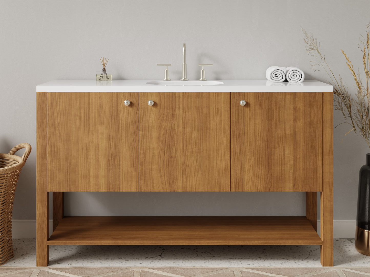 standard - teak - front